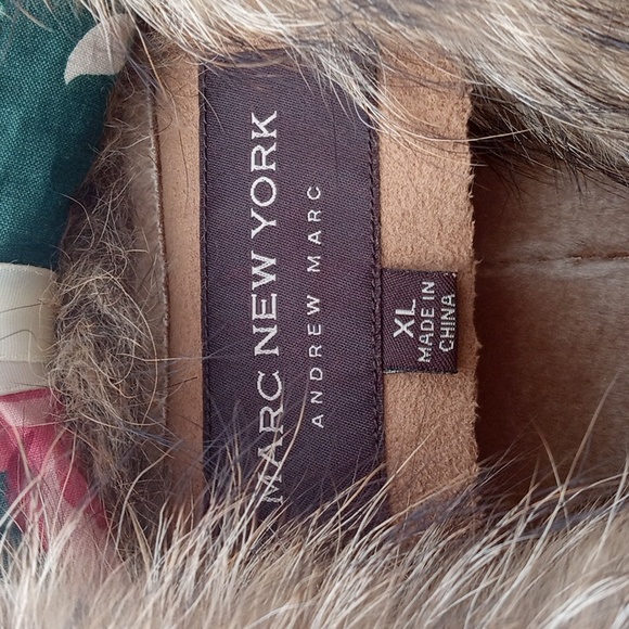 Andrew Marc New York Faux Fur Women's Coat - Picture 2 of 3